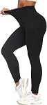Womens Yoga Pants Seamless High Waist Butt Push up Tummy Control Gym Sport Workout Leggings