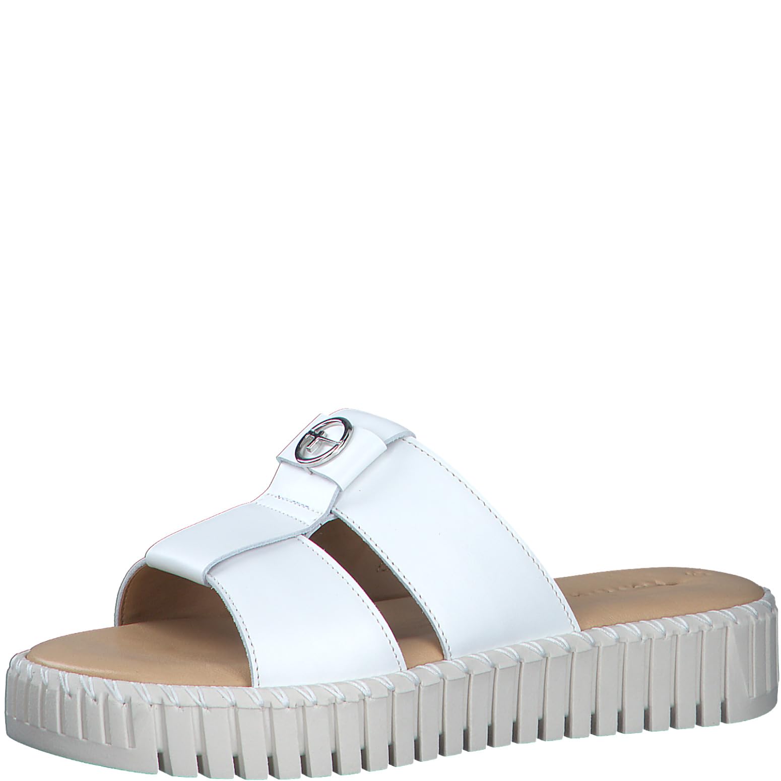 Tamaris Damen 1-27233-42, Wedge Sandal, White,