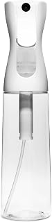 Spray Bottle, Continuous Spray Bottle for Hair (10.1oz/300ml) Nano Fine Plastic Water Mist Sprayer for Skincare, Hairstyling, Cleaning and Disinfection, Pet Grooming, & Plant Care (Pack of 1)