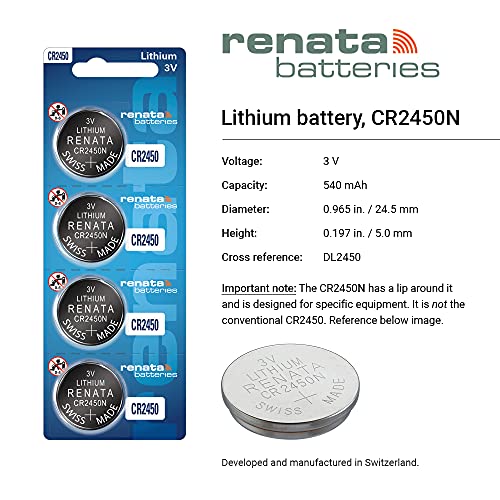 Batería de botón 3V 24.5 x 5.0mm 10 piezas miniatura 2
