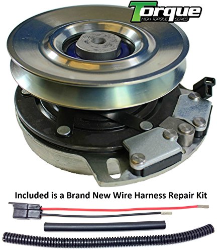 Xtreme Outdoor Power Equipment Bundle - 2 Items: PTO Electric Blade Clutch, Wire Harness Repair Kit. X0108 Replaces Hustler Excel Clutch 601784K - Upgraded - w/Wire Harness Repair Kit !!