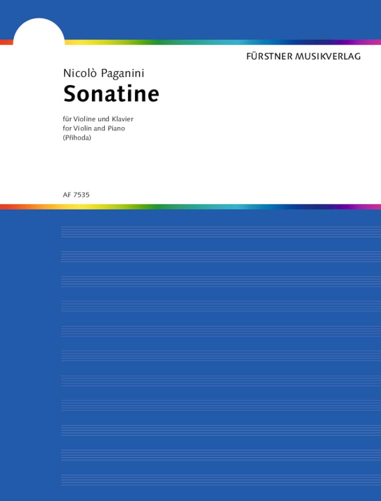 Sonatina: violin and piano.      Sheet music – July 15, 1960
