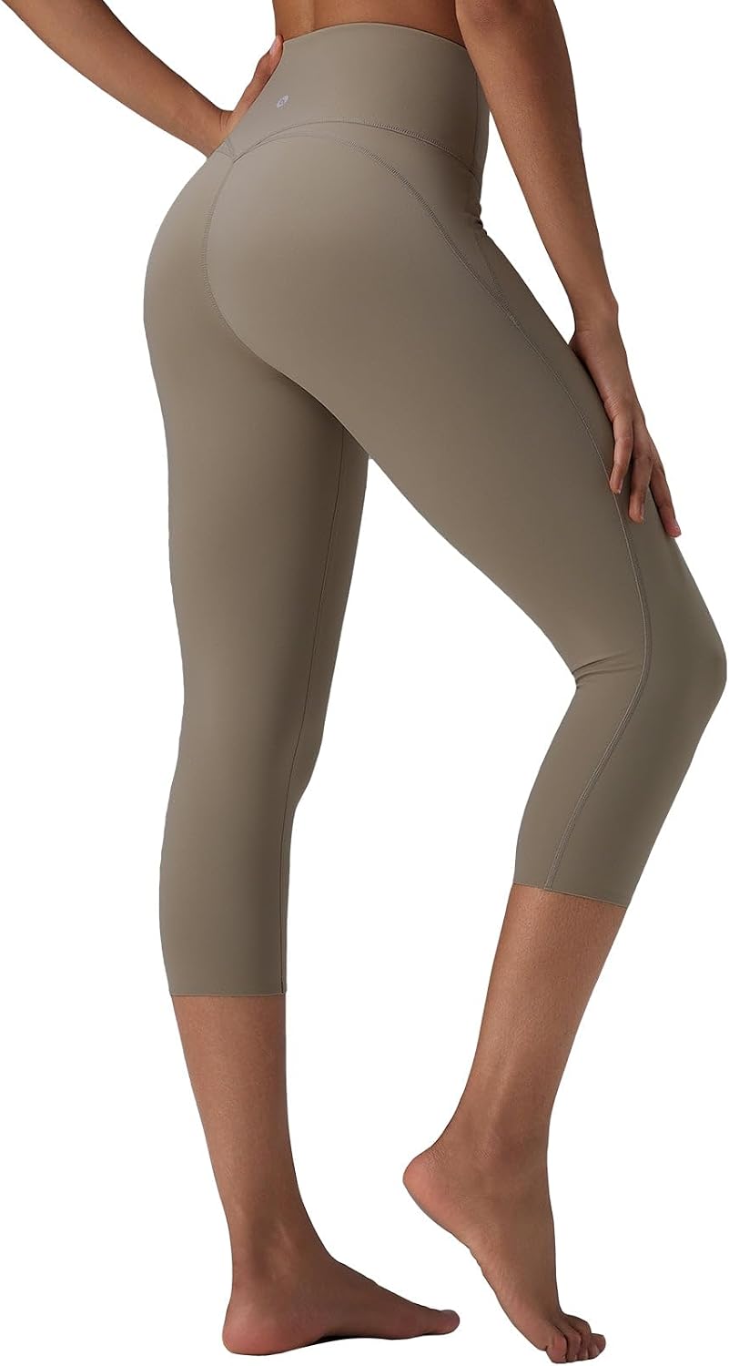 baleaf Sweatleaf Womens Petite Capri Leggings, High Waisted Yoga Workout Running Casual Summer Pants for Women