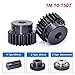 2pcs 1 Motor Mini Gear 21/22/23/24/25/2627/28/29T Teeth Pinion 45# Steel Transmission Accessories Part Industrial Bearings Gears(8mm,23 Teeth)