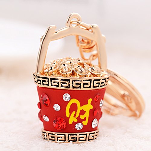 EASYA Key Keychain Chinese Style Gift Bullions Barrel Keychains Keyring Lover Key Accessories