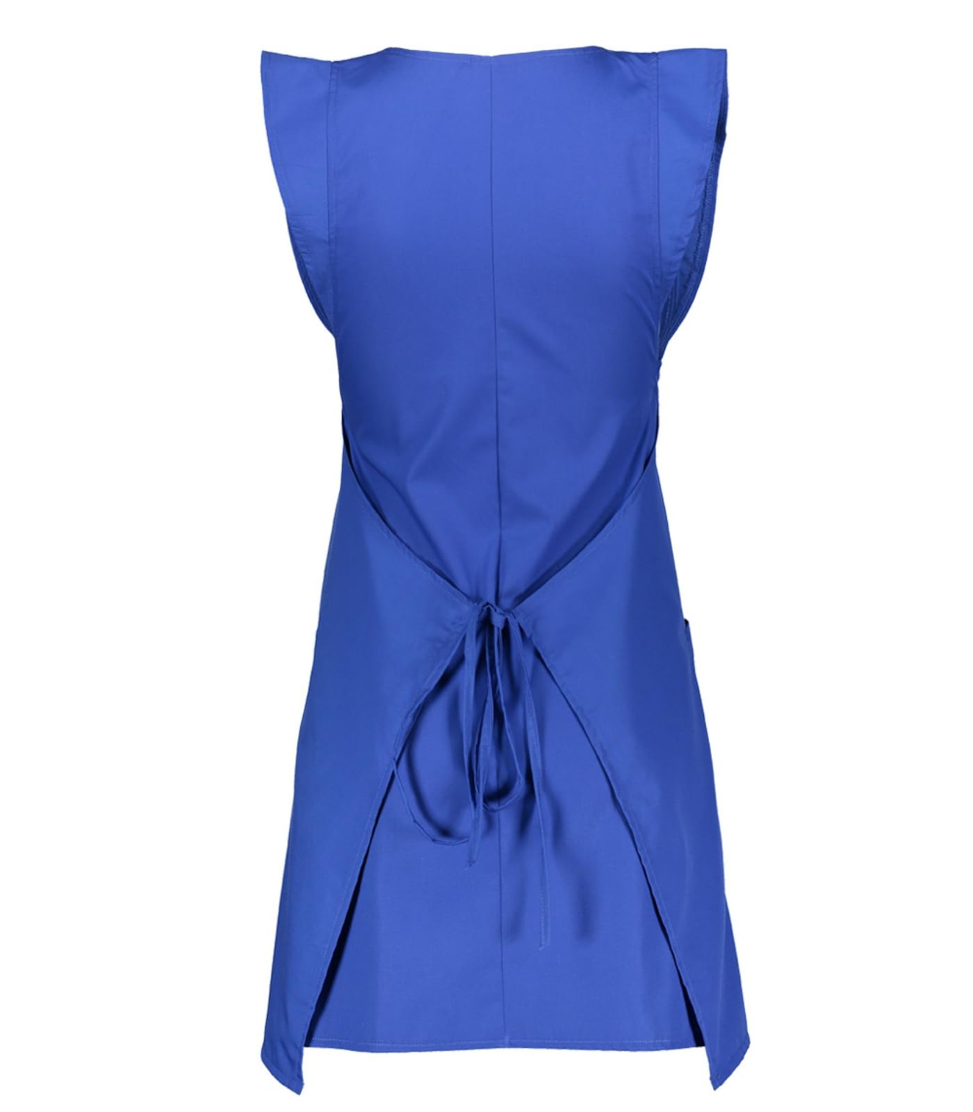 Siry Work Cubrevestido mujer cuello en V 2 bolsillos Art. Mariposa 35% algodón 65% poliéster Made in Italy, ideal para esteticistas, peluquerías, camareras, panaderías, mujeres limpieza, azul claro