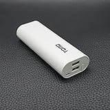  HFTEK® FY82V blanc Batterie Externe 2 Ports USB Chargeur Portable Chargeur de Secours pour Smartphones et Tablettes Mobile 18650 Battery Power Bank