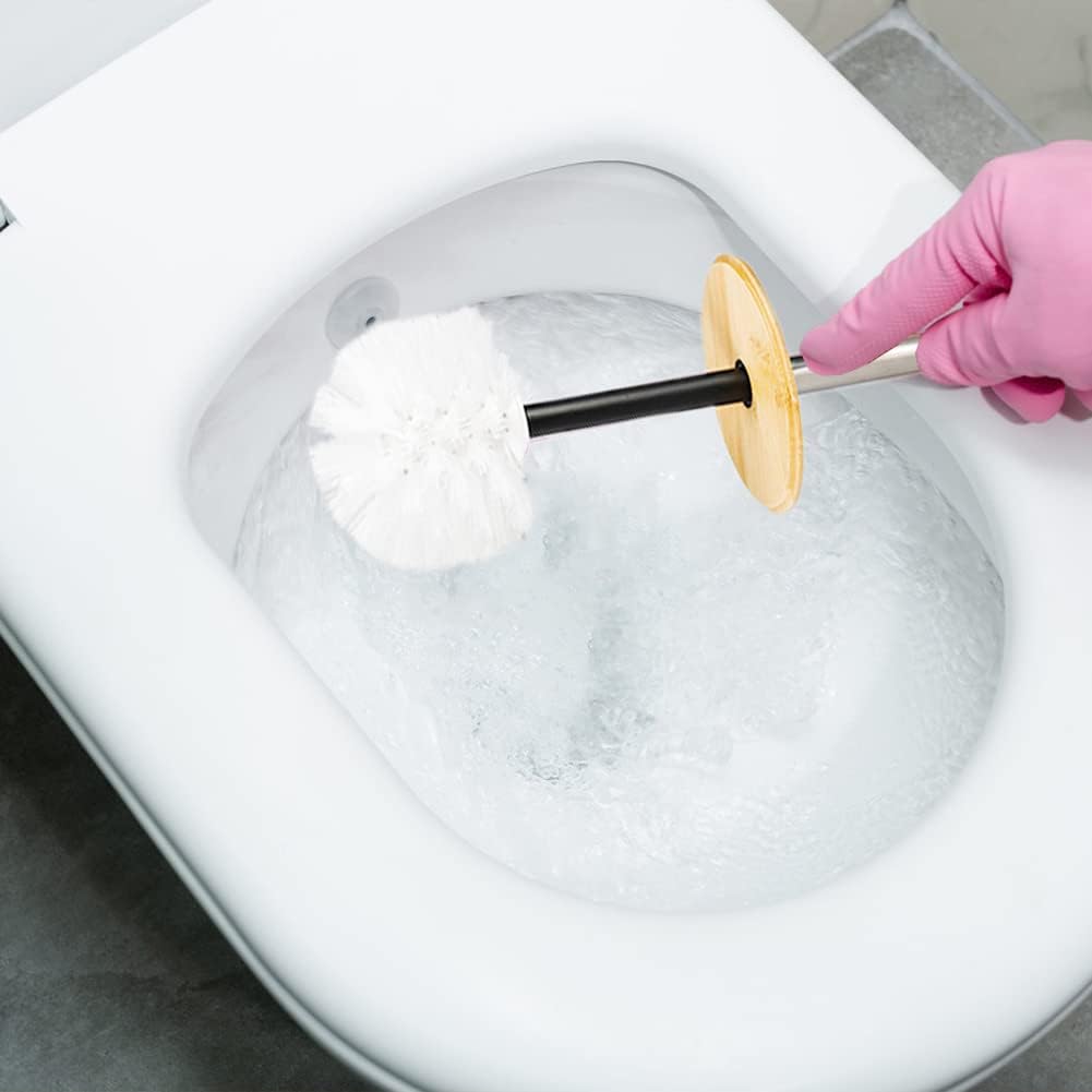 Bathroom Accessories Set, 8 Piece Bathroom Trash Can Set, White Bathroom Accessories, Bathroom Trash Can and Toilet Brush Set Include Toothbrush Holder Cup,Soap Dispenser,Soap Dish,Cotton Swab Can