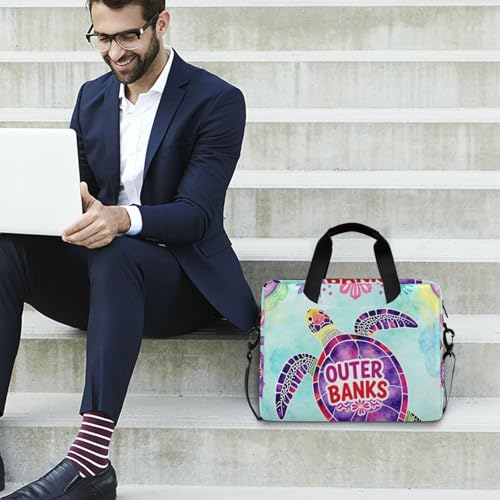 Bolso maletín para laptop 15.6" con asas y correa miniatura 3