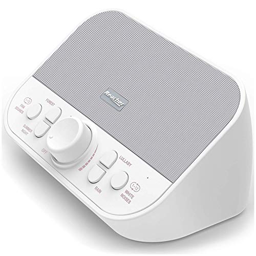 K-star White Noise Machine-Sound Machine Maker for Sleeping with 28 Soothing Relaxing Rain Spa Fan Lullaby Nursery Nature Sound Therapy for Baby Adult Office Privacy,High Quality Speaker,4 Sleep Timer