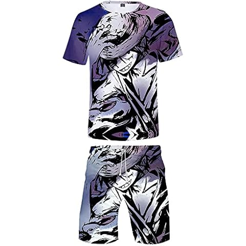 Silver Basic Camiseta y Pantalones Cortos Chándal de Verano para Hombre Cover