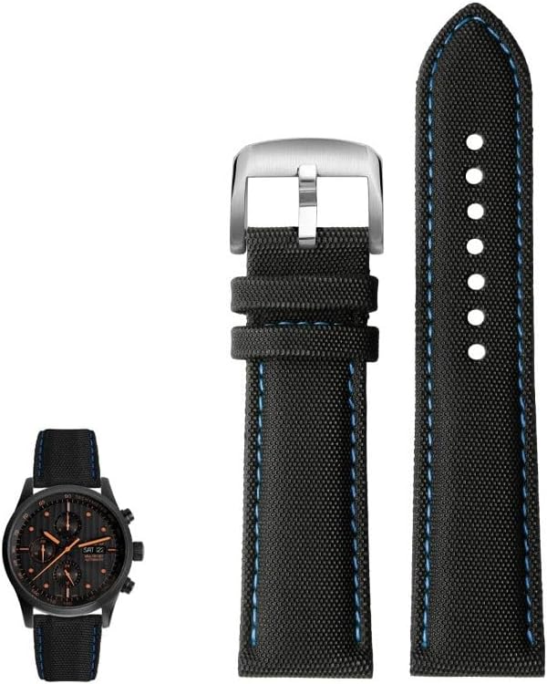 Carbon Fiber Nylon And Genuine Leather For Mido Commander M021/M025 Sports Watches For Men