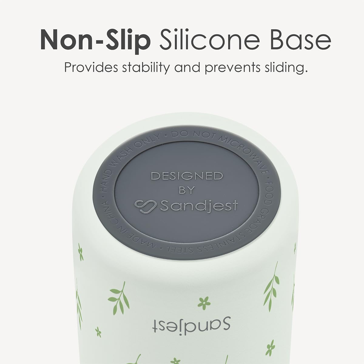 Botanical Insulated Stainless Steel Water Bottle with Straw for Sports and Travel, 32oz, Gifts for Women Girls Friends Teens Birthday Christmas - Image 4