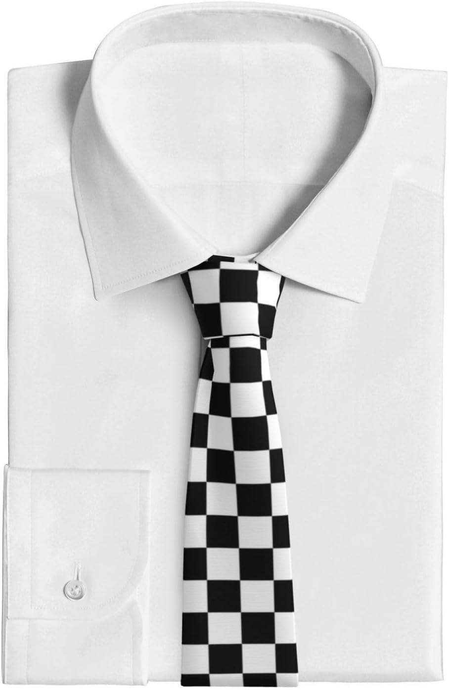 Classic Print Tie Comfortable Soft Novelty Necktie Unisex for Party Birthday Gift