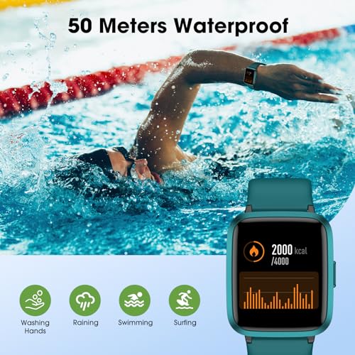 Livikey Fitness Tracker Watch With Heart Rate Monitor, Activity Tracker With Pedometer, Sleep Monitor, Calories & Step Counter, 5Atm Waterproof Smart Watch For Women Men Health Fitness Watch For Sports thumb #3