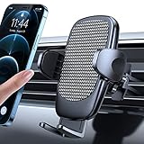 2022 ventilación clip: La versión actualizada del soporte para teléfono celular con clip de ventilación utiliza el tipo de abrazadera más avanzado y el diseño de montaje triangular. El soporte para teléfono para automóvil se conecta de manera fácil y segura a la mayoría de las rejillas de ventilación. Si encuentra baches o curvas pronunciadas después de unos segundos de instalación, el porta movil coche permanecerá en su lugar. Garantiza un entorno de vehículo seguro y libre de interferencias.