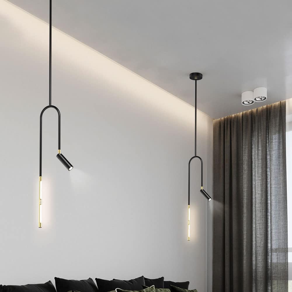 Minimalist LED Ceiling Spot Lamp - Geometric for Bedroom, Modern Hanging Lighting in Living Room, Kitchen Island