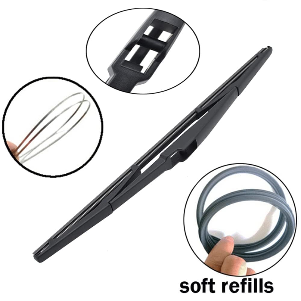 Tergicristalli Auto per Toyota Prius Plus/Prius+ 2011–2016, Auto Spazzole Tergicristallo Parabrezza Anteriore Parabrezza Spazzole Rondella Tergicristallo Set Accessori