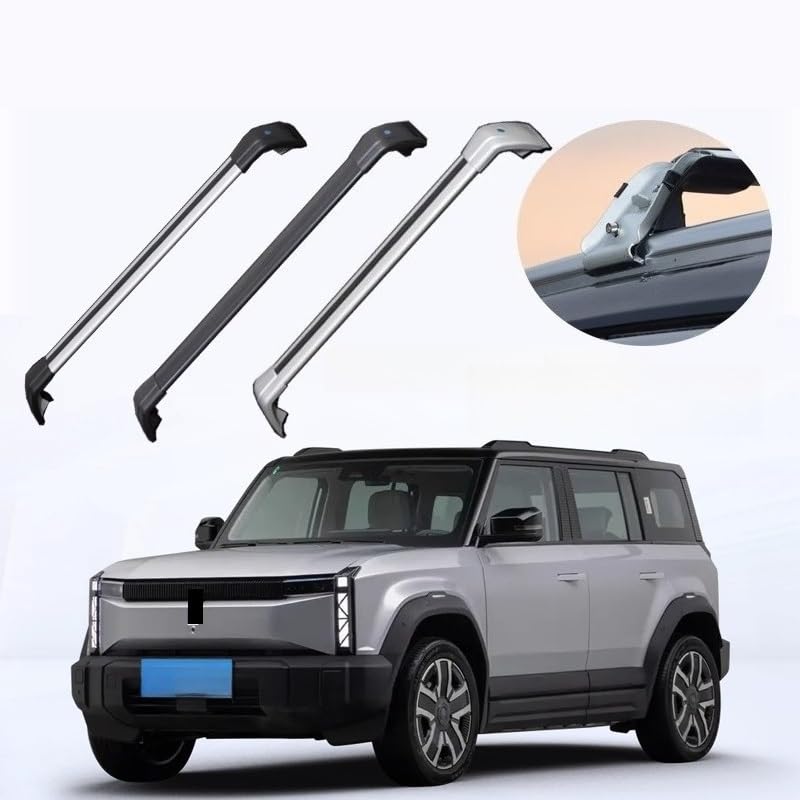 Barras transversales de techo resistentes en aleación de aluminio para Chery iCAR 03 2