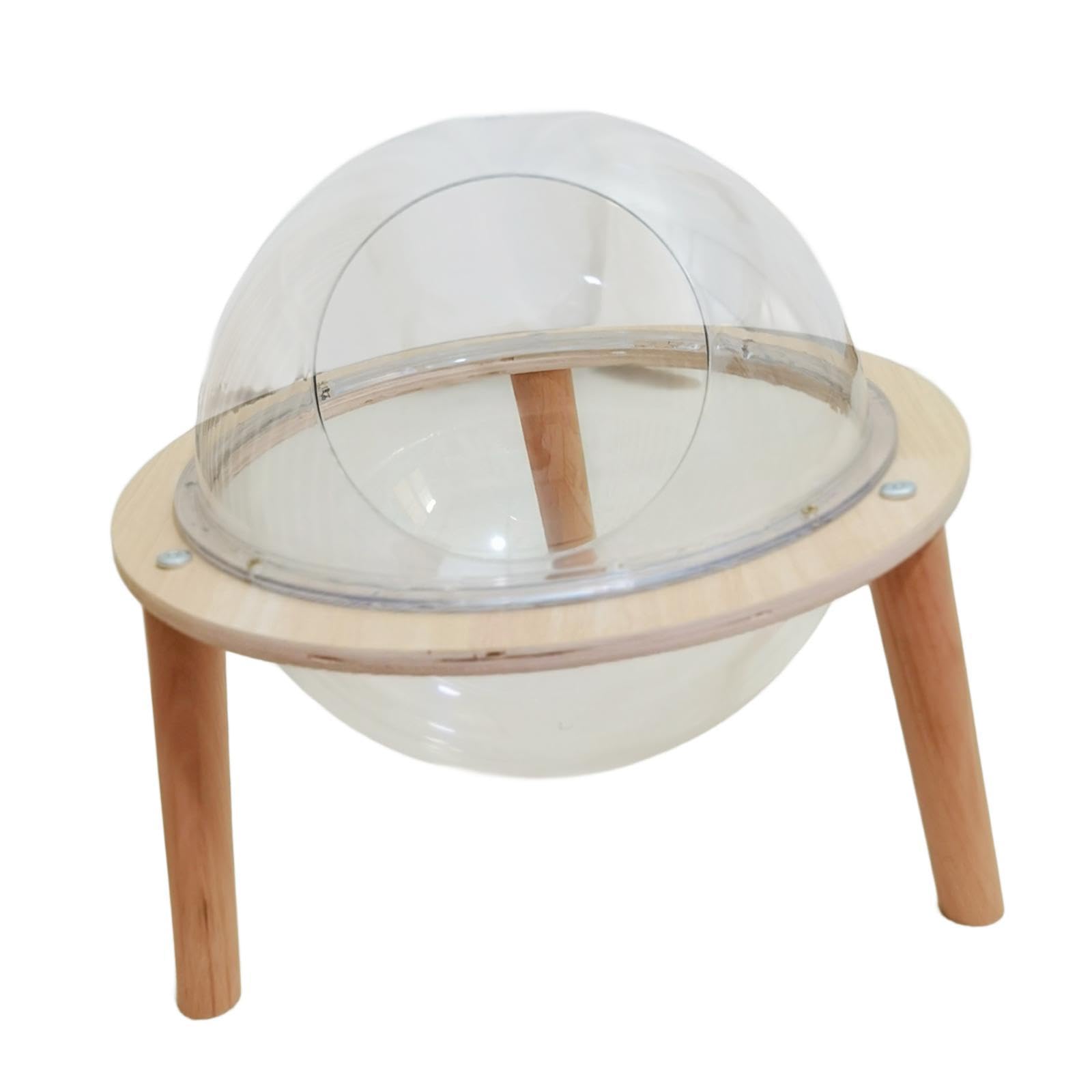 KESOTO Cama para Gatos Space Capsule para Gatos de Interior, Cama para Gatos Pequeños, Casa para Gatos de Juguete Sin Cojín