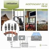 Solartronics Rallonge 6mm ² avec Connecteur Solaire 2x10m - PV Câble H1Z2Z2-K sur Les Deux Côtés Rouge/Noir - Photovoltaïque Prise - pour Installation - Made in Germany - 8