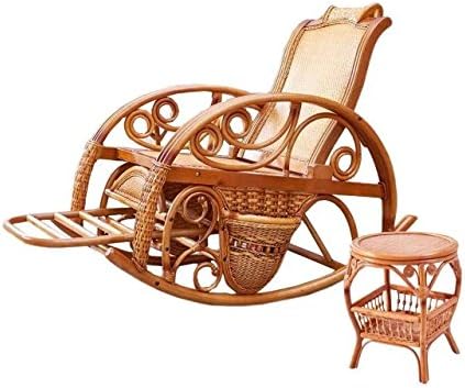 Natural bamboo - rattan wicker rocker set/rocking chair suite/longue/relax chair/seat/settee/seater/couch/chair/coffee table/tea table/teapoy/side table/end table