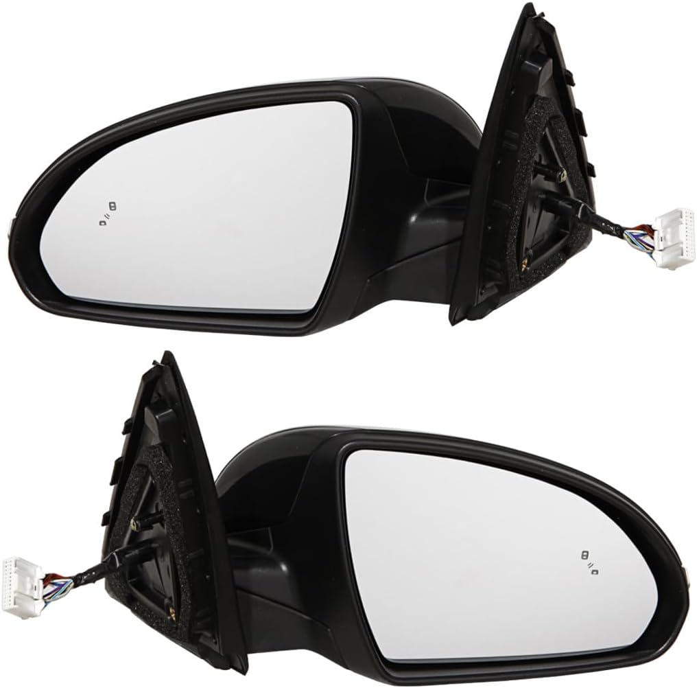 For Kia Optima 2016 2017 2018 2019 Door Mirror Passenger Side | Power | Heated | w/Memory Adjust System | w/Blind Spot Detection | w/Signal Indicator | Paint To Match | For 87620-D5050 | KI1321205
