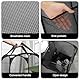 2 Stück Pop-Up-Wäschekörbe 36 * 36 * 60 cm, Faltbarer Wäschekorb aus Mesh, Pop Up Wäschekorb Faltbar mit Henkel, Tragbar Wäschekorb Netz, für Kinderzimmer, Studentenwohnheim, Reisen (Schwarz)