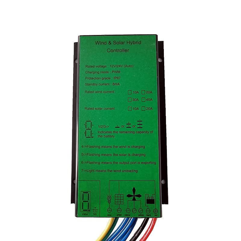 Controller ibrido eolico-solare Regolatore Ibrido Eolico-solare 24V600W