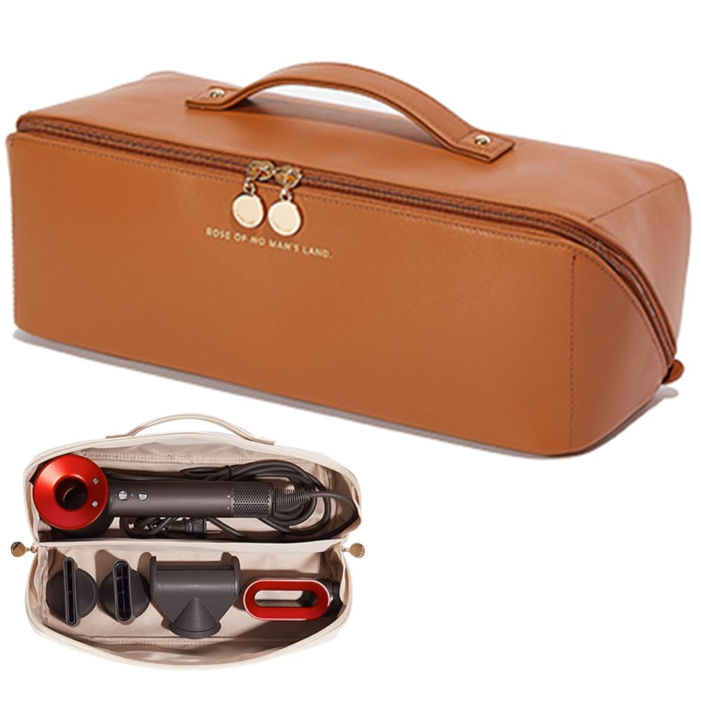 Bolsa Viaje Secador para Dyson Airwrap Styler/Shark Flexstyle/Rizador de Pelo, Funda Airwrap con Abertura Grande, Bolsa de Almacenamiento de Viaje Portátil, Bolsa Organizadora