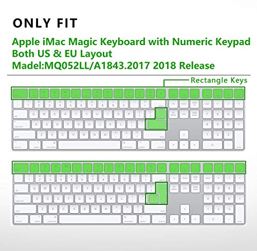 Funda protectora de silicona para teclado inalámbrico Apple iMac A1843 Bluetooth US/EU Layout 2