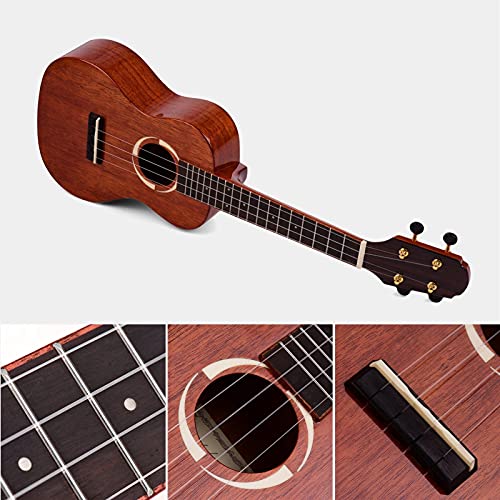 Ukulélé Soprano Concert Professionnel 23 Pouces Concert Ukulélé en Bois Massif avec Gig Sac Uke Strap Cordes Capo Tuner… - Les Beatles, Paul McCartney, John Lennon, RIngo Starr, George Harrison Ukulélé Soprano Concert Professionnel 23 Pouces Concert Ukulélé en Bois Massif avec Gig Sac Uke Strap Cordes Capo Tuner… – Image 6