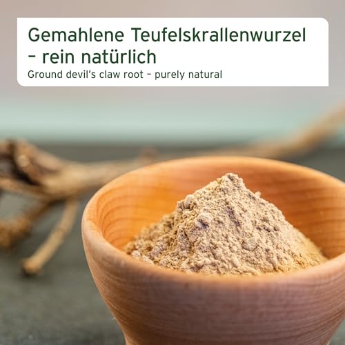 AniForte Afrikanische Teufelskralle für Pferde 1 kg – Natürliches Gelenkpulver für Pferde, Teufelskrallepulver für Gelenke, Sehnen & Bänder, für Agilität