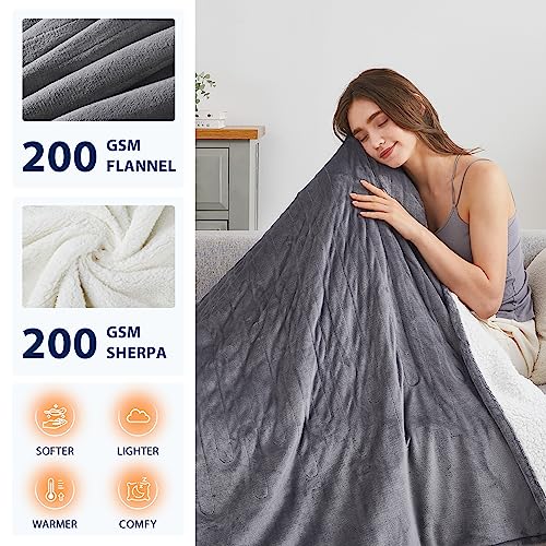 Homemate Heated Blanket Electric Throw thumb #1
