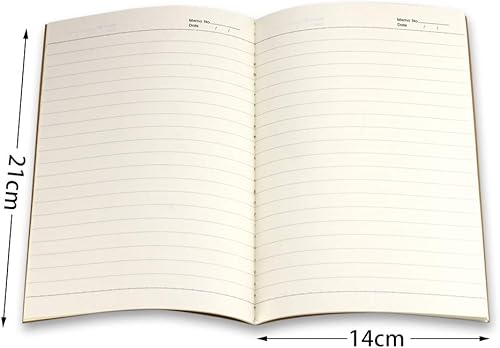 Miniatura 2 de Paquete de 24 cuadernos con papel rayado, tapa de estraza marrón, cuadernos de escritura para viajeros, escuela y oficina, tamaño A5, 8.3 x 5.5