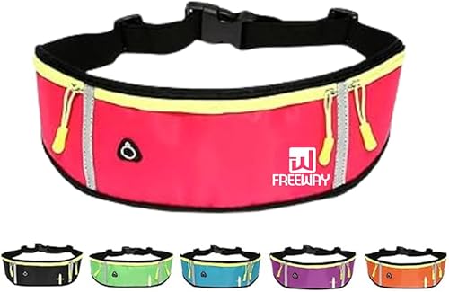 Miniatura 7 de Cinturón para correr para hombres y mujeres, bolsa segura para correr, para teléfono, llaves y artículos esenciales. Resistente al agua, ajustable