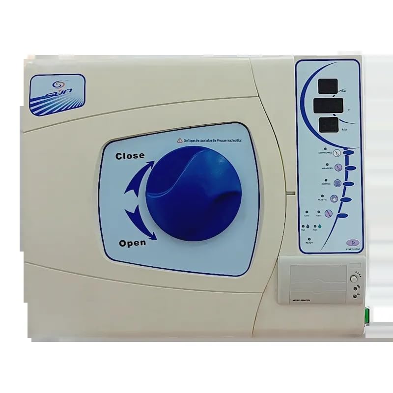 Steam Sterilizer 18L Autoclave Stainless Steel Sterilization Equipment with LCD Screen Class B