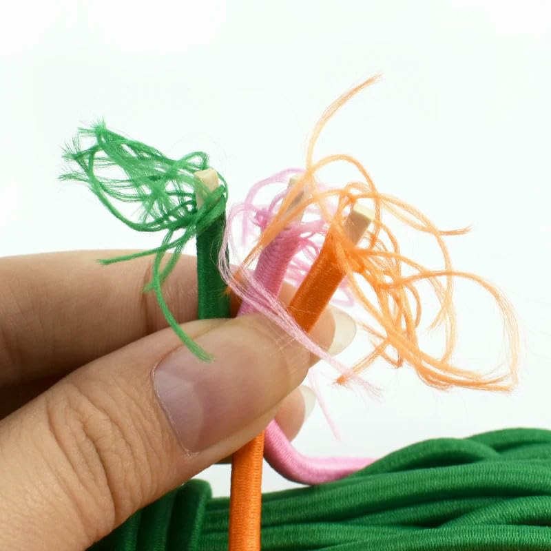 5/10/20/30/40/50 m 4,0 mm Gummibänder für Haargummis, Bungee-Seil, mehrfarbige runde Schnürsenkel, Gummiband mit Kordelzug, fluoreszierend gelb, 4,0 mm, 40 Meter (8 Rollen)
