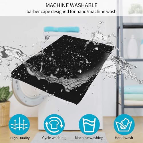 Capa de barbero personalizada impermeable 66x55 pulgadas miniatura 6