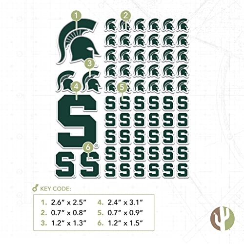 Sticker Michigan State University vinyle contre les rayures de PC - 4