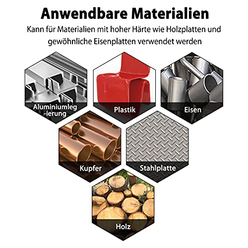 UISEBRT - Set di punte elicoidali per metallo