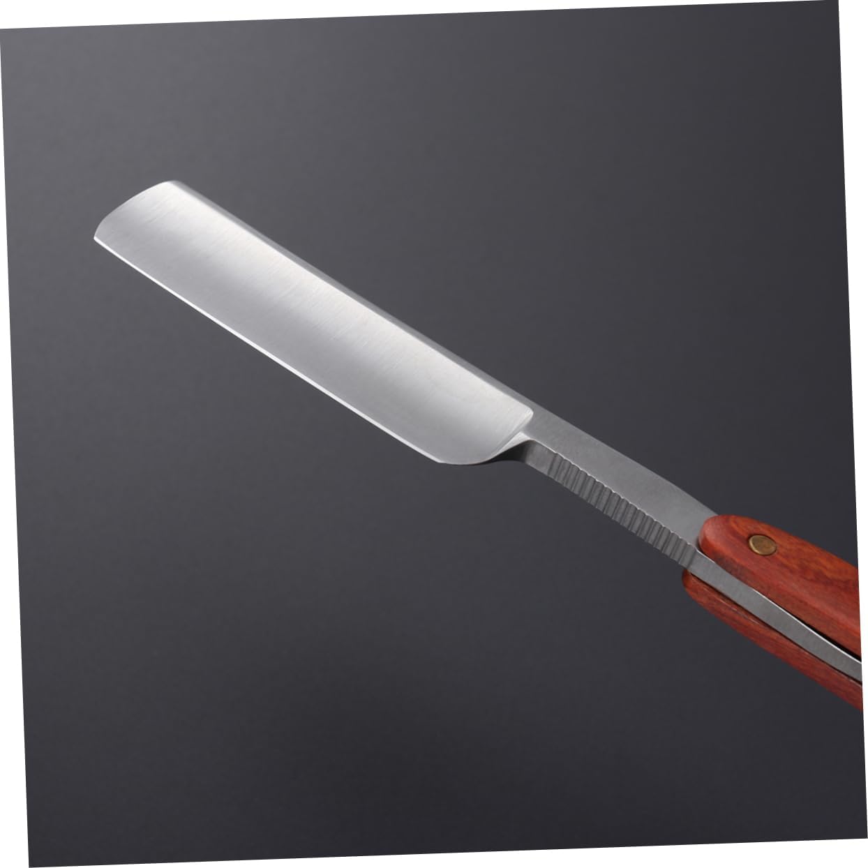 Healeved Handmade Men's Razor Straight Razor Blade Stainless Steel Cutting Edge Safe Shaving Tool for Beard Sideburns Fine Hair Portable Easy to Use