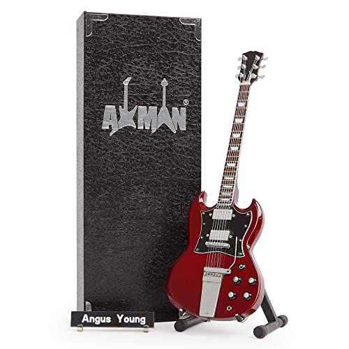 La réplique miniature de la guitare Gibson SG d'Angus Young
