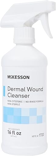 Miniatura 9 de McKesson Spray limpiador para el cuidado de heridas dérmicas, 16 onzas 1 unidad Solución de lavado de primeros auxilios para lesiones menores,