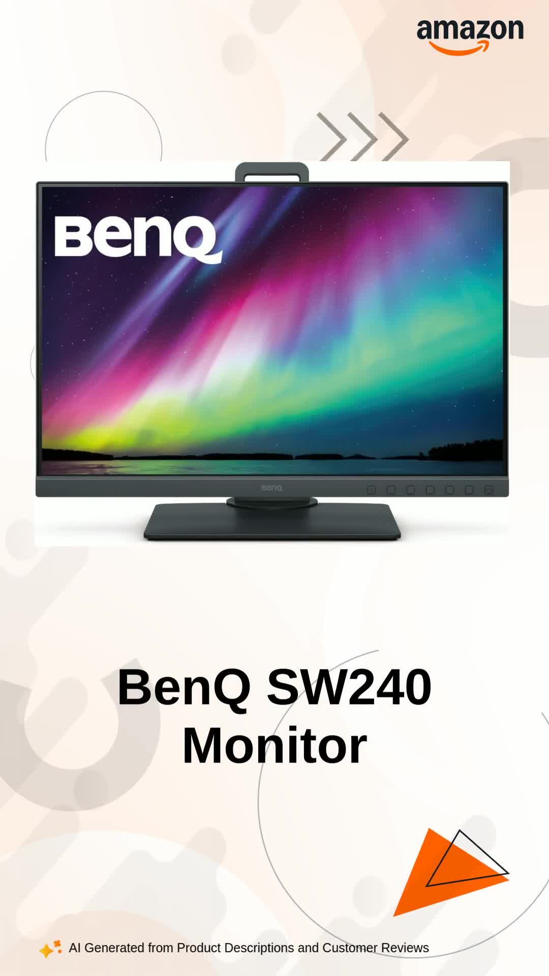 BenQ SW240 — フォトグラフィー向け24.1型IPSモニター Amazon.in: Buy BenQ SW240 24