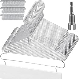 Sliner 24 Pack Cabinet Door Hangers for Spray Painting 15.7 Inch,Silver