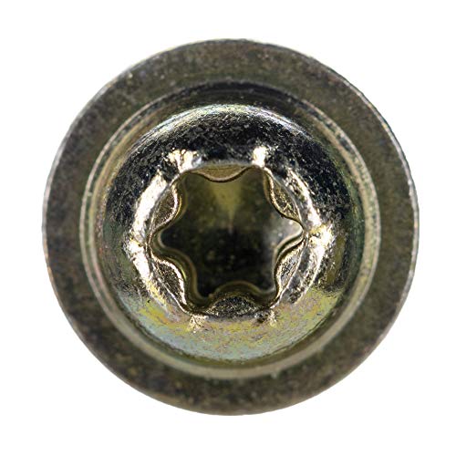 #9 x 3-1/2" Tornillos para gabinete Saberdrive 1 LB, aproximádamente 64 piezas, tornillos de madera duraderos, rosca serrada para fijación segura, evita el desgaste por deslizamiento miniatura 2