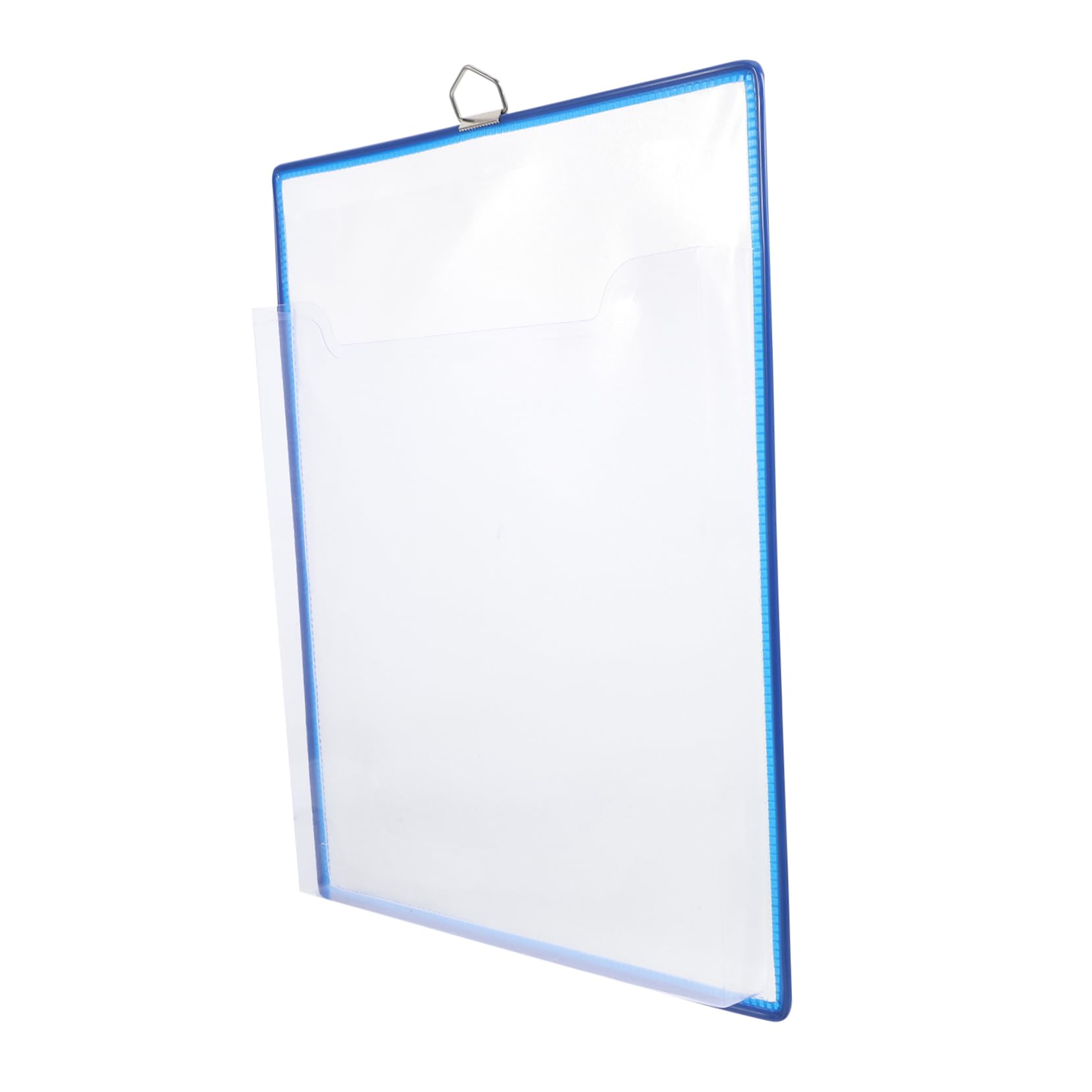 jojofuny Transparent Hanging File Organizer Plastic File Storage Bag for Home Office Capacity Document Holder for Books Letters and Magazines