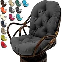 Amazon.co.jp: ロッキングチェアクッション、籐回転椅子交換用