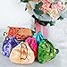 Lzttyee 30Pcs Silk Brocade Embroidered Drawstring Jewelry Pouch Bag Gift Bags Baskets Drawstring Coin Purse (Random Color)